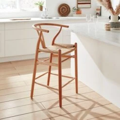 Lara Bar Stool, Beech Wood -Furniture Store 30720377 alt01