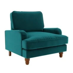 Beatrice Armchair, Matte Velvet -Furniture Store 30727304 alt02