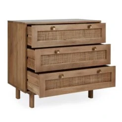 Indi 3 Drawer Chest, Mango Wood -Furniture Store 30727645 alt03