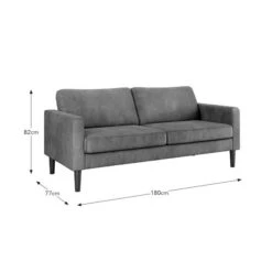 Jacob Velvet 3 Seater Sofa -Furniture Store 30745191 alt09