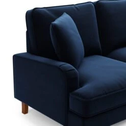 Beatrice Matte Velvet Right Hand Corner Chaise -Furniture Store 30767108 alt06