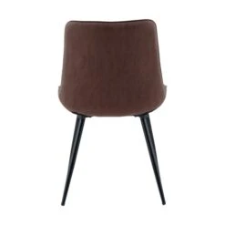 Set Of 2 Zion Dining Chairs, Faux Suede -Furniture Store 30769126 alt05