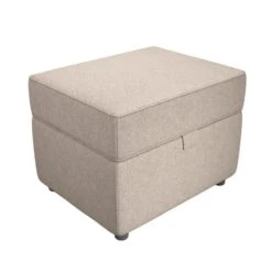 Baxter Textured Weave Storage Footstool -Furniture Store 30770365 alt02