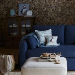 Baxter Textured Weave Storage Footstool -Furniture Store 30770365 alt07