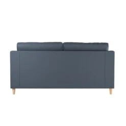 Baxter Kalman Navy Faux Leather 3 Seater Sofa -Furniture Store 30776112 alt03