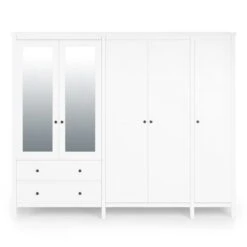 Lynton 5 Door Wardrobe, White 10 Lynton 5 Door Wardrobe, White -Furniture Store 30780267 alt02