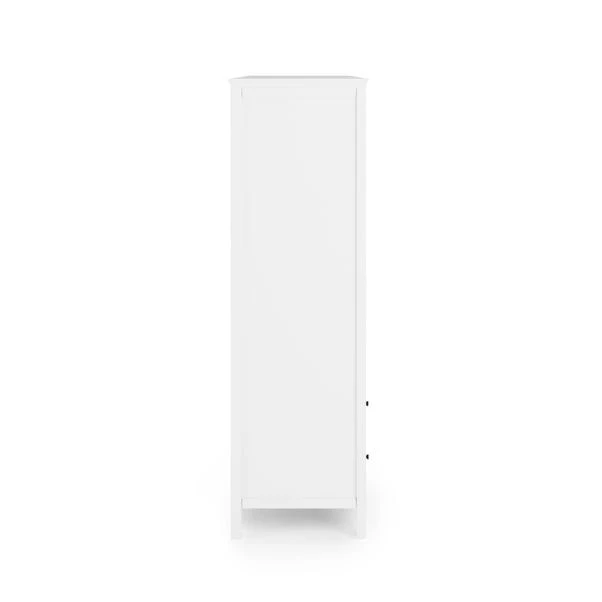 Lynton 5 Door Wardrobe, White 4 Lynton 5 Door Wardrobe, White - Image 4