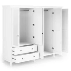 Lynton 5 Door Wardrobe, White 12 Lynton 5 Door Wardrobe, White -Furniture Store 30780267 alt04