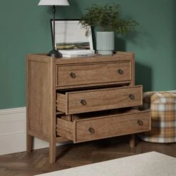 Portland 3 Drawer Chest, Mango Wood -Furniture Store 30781895 alt02