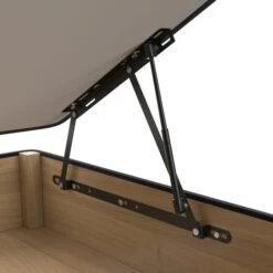 Luxury Side Ottoman Bed Frame, Velvet -Furniture Store 30790292 alt04