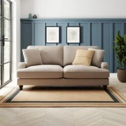 Beatrice Chunky Soft Chenille 3 Seater Double Sofa Bed -Furniture Store 30792391 alt07