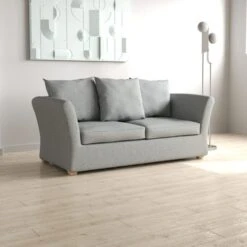 Emmett Flatweave 2 Seater Double Sofa Bed -Furniture Store 30793754 alt01