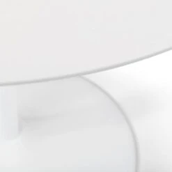 Blanco 4 Seater Round Pedestal Dining Table With 4 Casa Chairs, White -Furniture Store 30794147 alt02