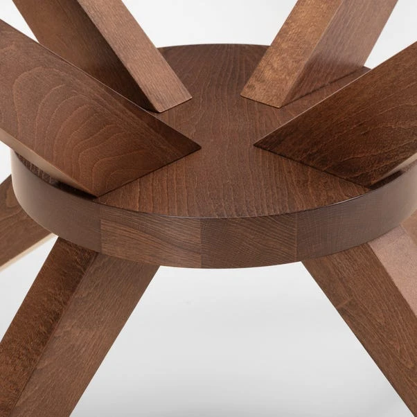 Chelsea 4 Seater Round Glass Top Dining Table With 4 Huxley Chairs 4 Chelsea 4 Seater Round Glass Top Dining Table With 4 Huxley Chairs - Image 4