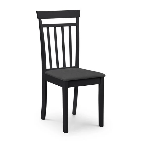 Coast Set Of 2 Dining Chairs, Faux Linen 2 Coast Set Of 2 Dining Chairs, Faux Linen - Image 2