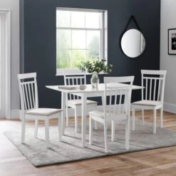 Rufford 4-6 Seater Square Extendable Dining Table -Furniture Store 30794354