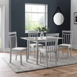 Rufford 4-6 Seater Square Extendable Dining Table -Furniture Store 30794355