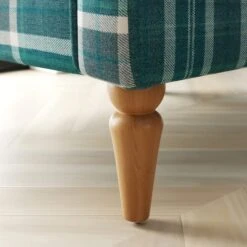 Oswald Check Wingback Armchair 25 Oswald Check Wingback Armchair -Furniture Store 30794629 alt05