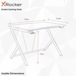 X Rocker Ocelot Esports Gaming Desk -Furniture Store 30795937 alt09