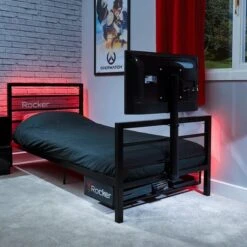 X Rocker Basecamp Gaming Bed Frame With TV VESA Mount -Furniture Store 30795950