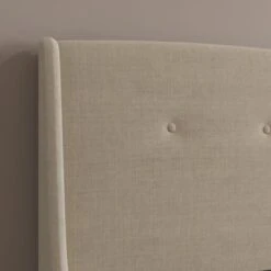 Mason Buttoned Woven Fabric Bed Frame -Furniture Store 30799977 alt04