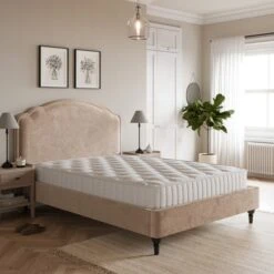 Ella Timeless Velvet Bed Frame -Furniture Store 30800096 alt02