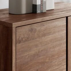 Fulton Tall 4 Door Small Cabinet, Pine -Furniture Store 30803110 alt02