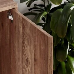 Fulton Tall 4 Door Small Cabinet, Pine -Furniture Store 30803110 alt04