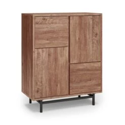 Fulton Tall 4 Door Small Cabinet, Pine -Furniture Store 30803110 alt05