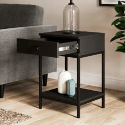 Fulton 1 Drawer Side Table -Furniture Store 30803126 alt02