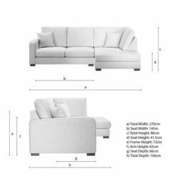 Carson Deep Sit Chunky Multi Weave Corner Sofa -Furniture Store 30803528 alt09