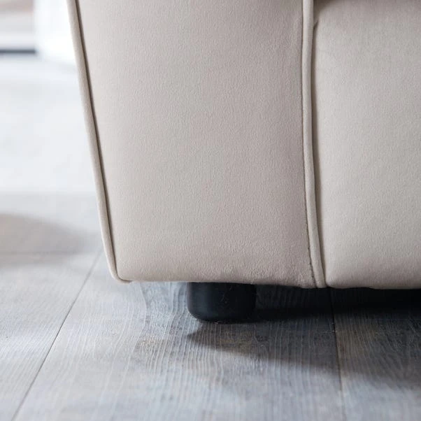 Blake Opulent Velvet Curved Arm Quilted 2 Seater Sofa 9 Blake Opulent Velvet Curved Arm Quilted 2 Seater Sofa - Image 9