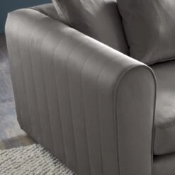 Blake Opulent Velvet Curved Quilted Arm Corner Sofa -Furniture Store 30808313 alt06