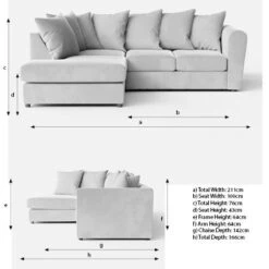 Blake Opulent Velvet Curved Quilted Arm Corner Sofa -Furniture Store 30808313 alt09