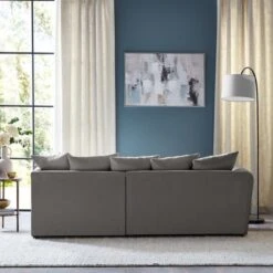 Blake Opulent Velvet Curved Quilted Arm Corner Sofa -Furniture Store 30808314 alt05