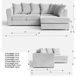 Blake Opulent Velvet Curved Quilted Arm Corner Sofa -Furniture Store 30808314 alt09