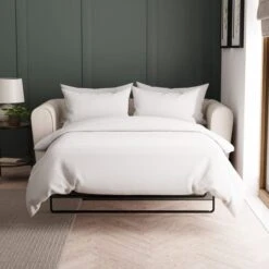 Blake Curved Arm 2 Seater Double Sofa Bed -Furniture Store 30808319