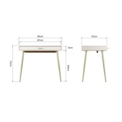 Espen Desk White -Furniture Store 30808710 alt09