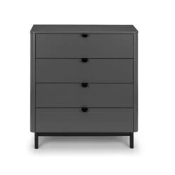 Chloe 4 Drawer Chest, Grey 11 Chloe 4 Drawer Chest, Grey -Furniture Store 30809994 alt03