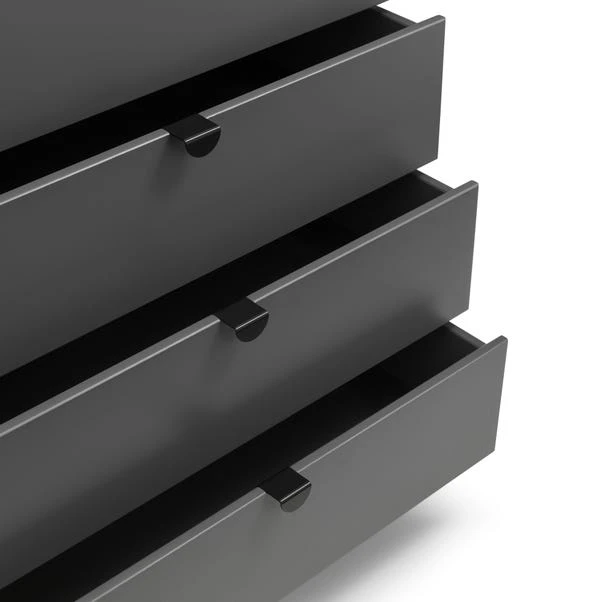 Chloe 4 Drawer Chest, Grey 6 Chloe 4 Drawer Chest, Grey - Image 6