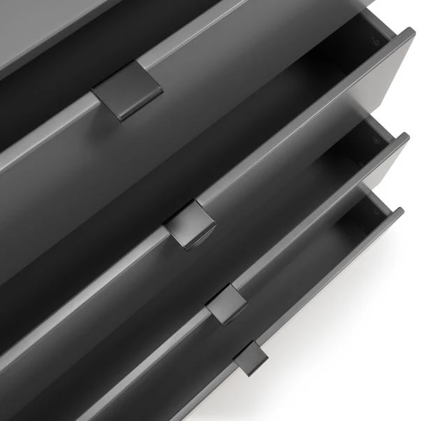 Chloe 4 Drawer Chest, Grey 8 Chloe 4 Drawer Chest, Grey - Image 8