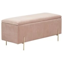 Mystica Velour Ottoman Storage Bench -Furniture Store 30811451 alt04