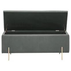 Mystica Velour Ottoman Storage Bench -Furniture Store 30811452 alt05