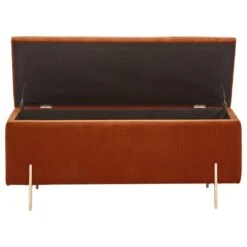 Mystica Velour Ottoman Storage Bench -Furniture Store 30811453 alt05