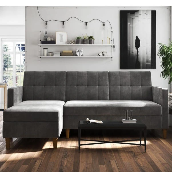 Hartford Chenille Corner Double Sofa Bed 2 Hartford Chenille Corner Double Sofa Bed - Image 2