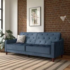 Vintage Velvet Tufted Double Futon -Furniture Store 30812121