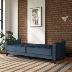 Vintage Velvet Tufted Double Futon -Furniture Store 30812121 alt01