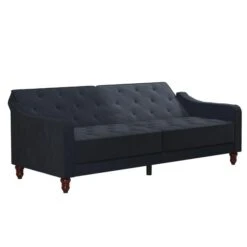 Vintage Velvet Tufted Double Futon -Furniture Store 30812121 alt02