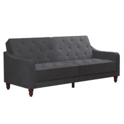 Vintage Velvet Tufted Double Futon -Furniture Store 30812122 alt02