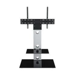 Lesina Pedestal TV Unit With Shelf For TVs Up To 65" 17 Lesina Pedestal TV Unit With Shelf For TVs Up To 65" -Furniture Store 30812405 alt02